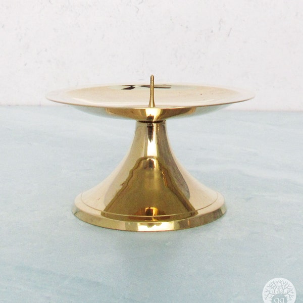 Brass Spike Candle Holder