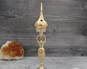 Goddess Brass Incense Burner