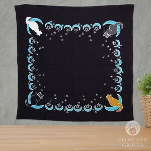 Moon Cat Batik Altar Cloth (36 Inches)