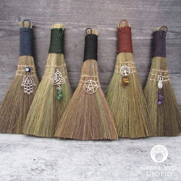 Mini Besom (Witch's Ritual Broom) - Choose Style