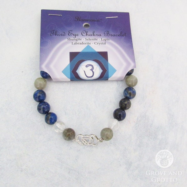 Third Eye Chakra Gemstone Bracelet