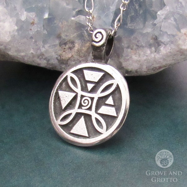 Four Elements Pewter Pendant