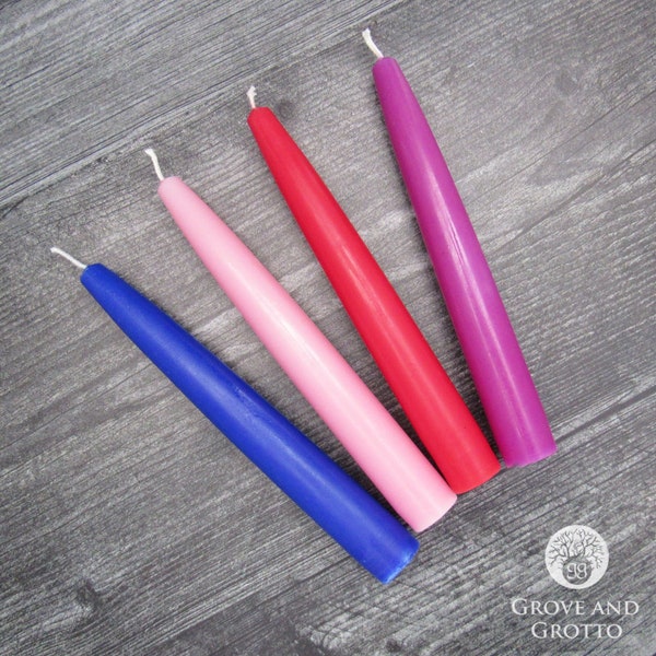 6-Inch Taper Candle (Single) - Choose Color!