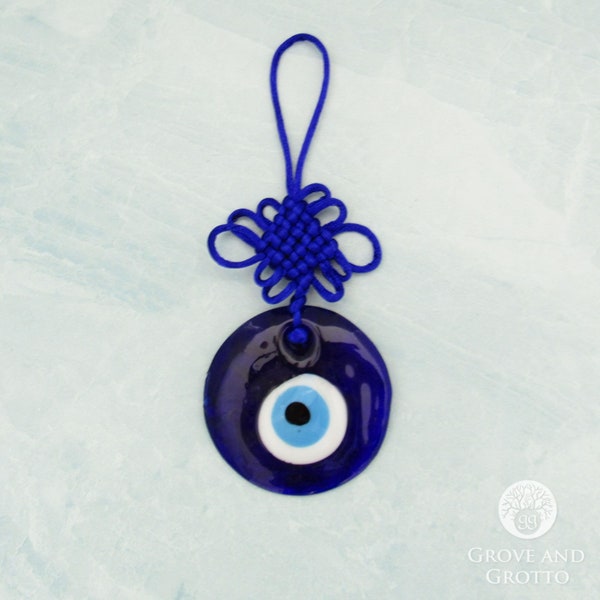 Evil Eye Wall Hanging (60mm) with Lucky Knot