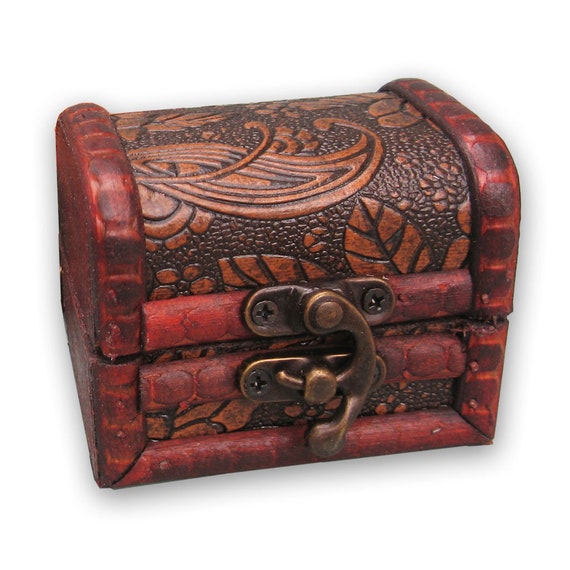 Mini Treasure Chest With Latch Choose Style 