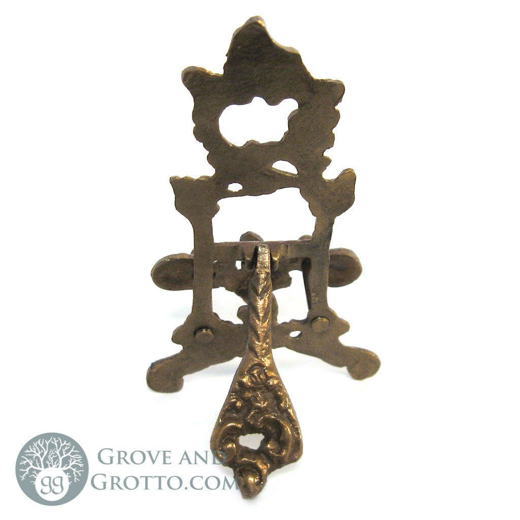 Brass Scrying Mirror Stand – Grove and Grotto