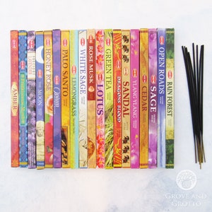 HEM Incense Sticks - One Box of 8 Sticks (Choose Variety!)