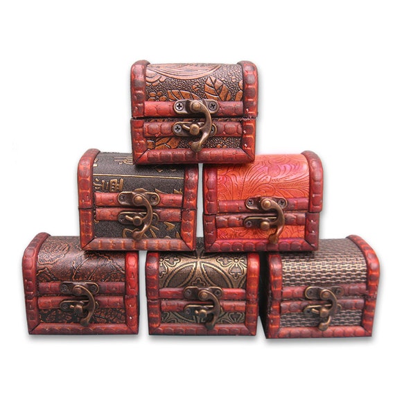 Mini Treasure Chest With Latch Choose Style 