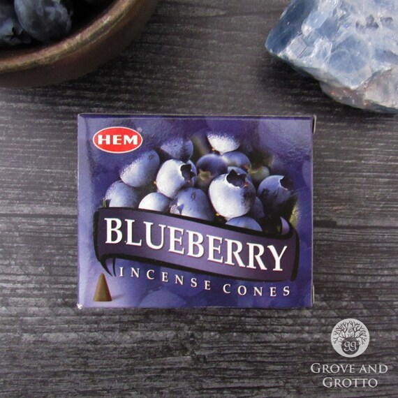 HEM Blueberry Incense Cones Etsy