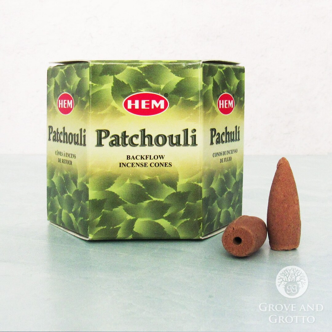 Patchouli Backflow Incense Cones by HEM box of 40 Etsy