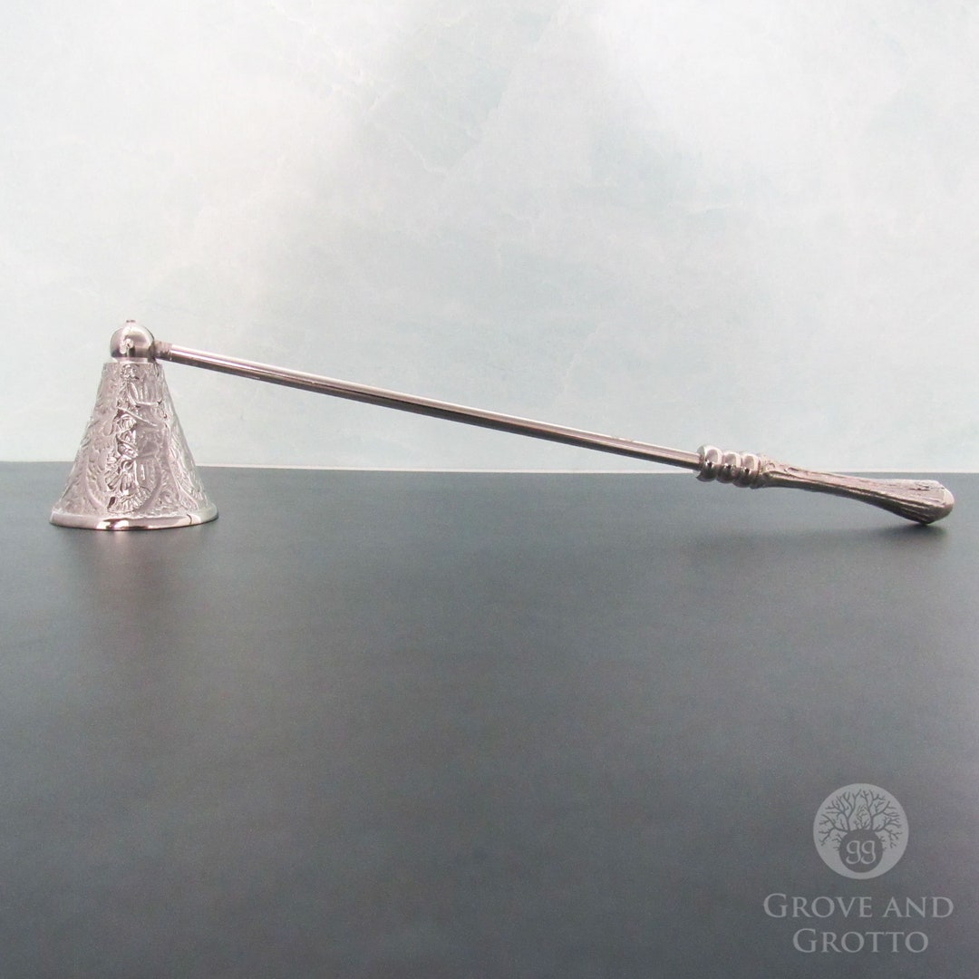 Ornate Candle Snuffer silver Color Etsy