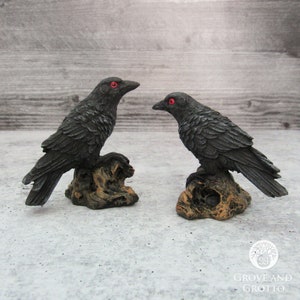 Mini Raven Figurines (Set of 2)