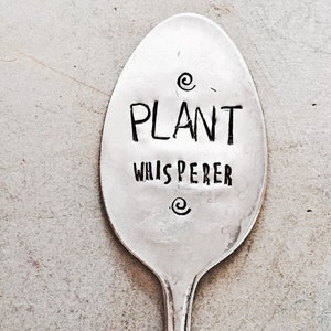 Garden Marker, Gardener Gift, Garden Spoon, Plant Whisperer, Stamped Spoon, Funny Gifts, Garden Gift, Garden Marker, Plant Marker,