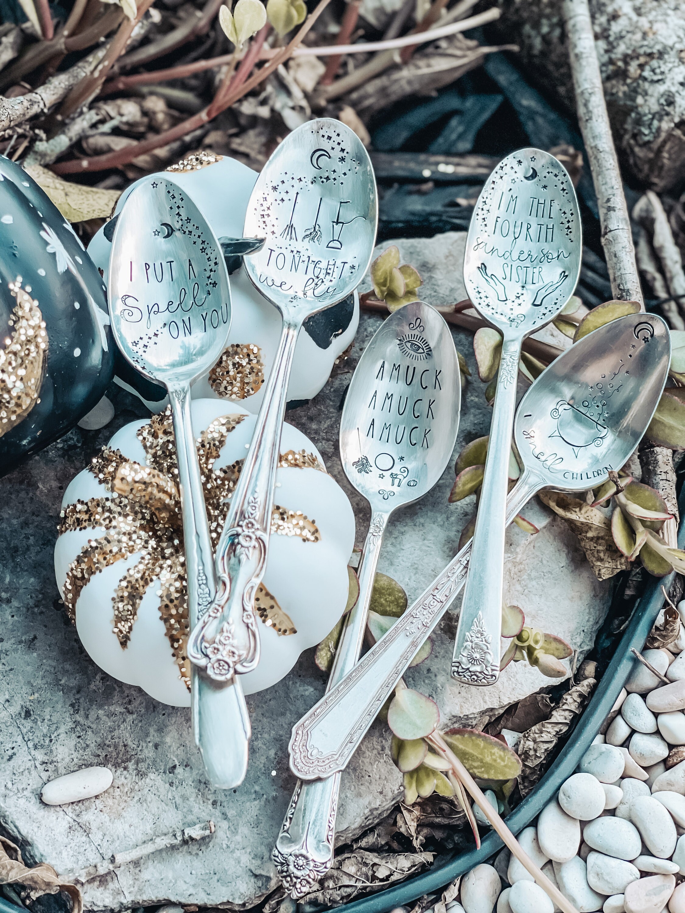HOCUS POCUS スプーン バンドル | ハロウィン スプーン | 刻印入り