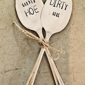 Dirty Girl Garden Hoe - Garden Marker - Garden Accessory - Gardener