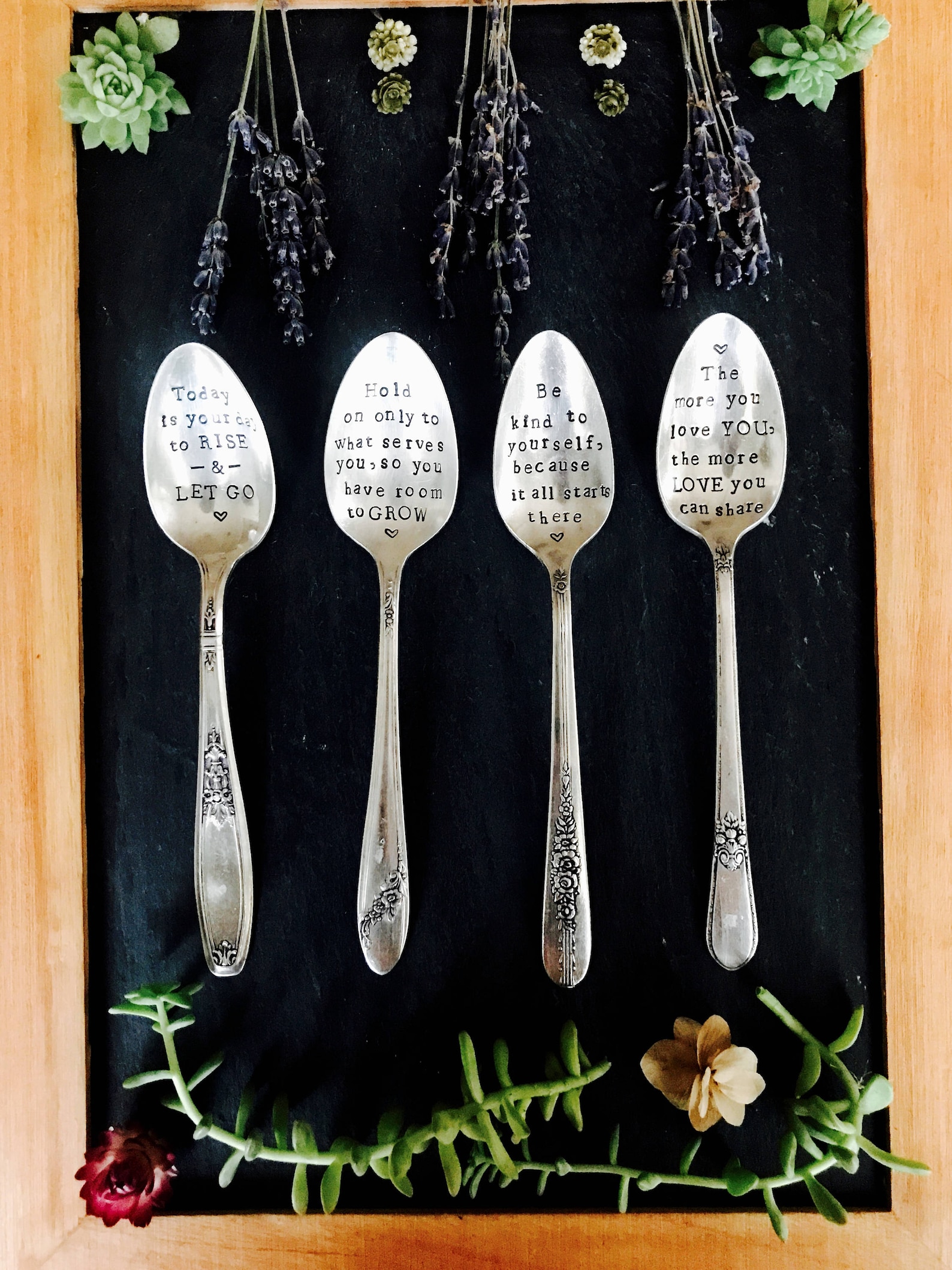 Spoon Poetry Series Self Love Love Yourself Coffee Etsy
