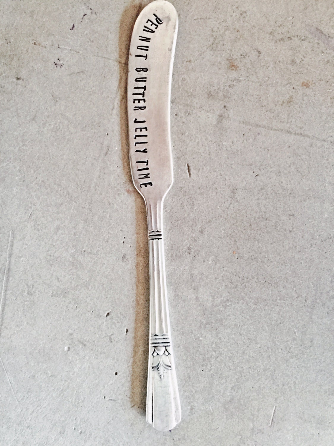 Peanut Butter Knife Jelly Knife Stamped Butter Spreader Etsy