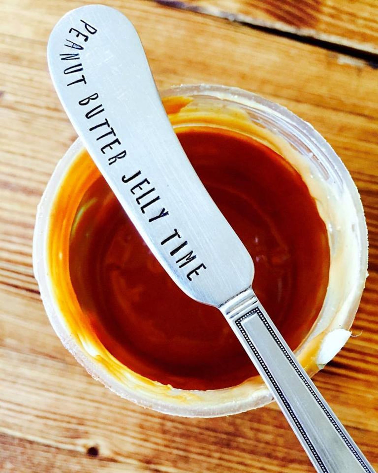 Peanut Butter Knife Jelly Knife Stamped Butter Spreader Etsy