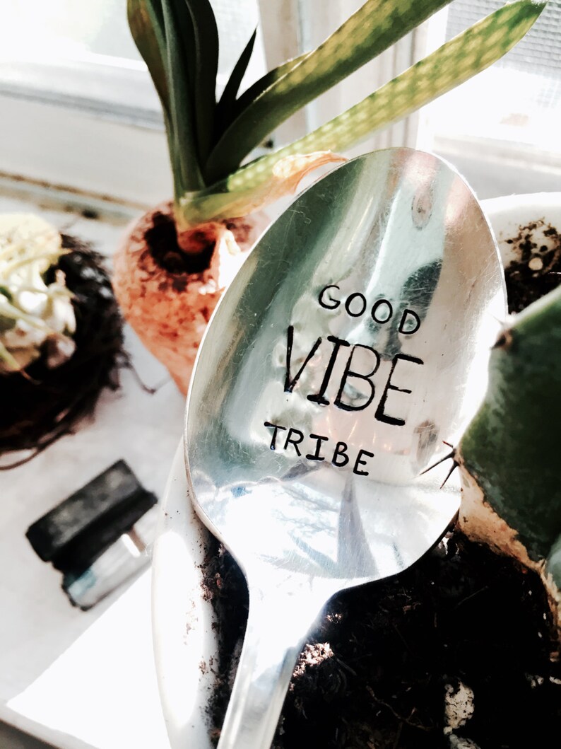 Stamped Silver Spoon Friendship Spoon Soul Sisters Etsy