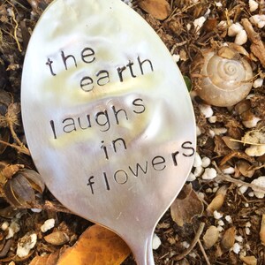 Garden Decor - Stamped Garden Marker - Garden Accessory - Holiday Gift - Unique Gifts - Gardener Gift, Christmas Gift Ideas - Hand Stamped