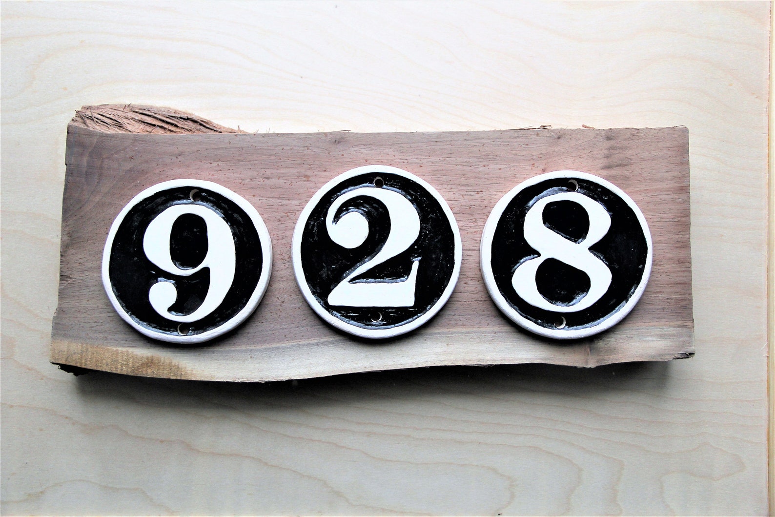 Ceramic House Number Tiles Date Tiles Year Tiles Vintage Etsy