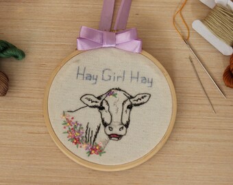 Amusing Embroideries--Hay Girl, Hay