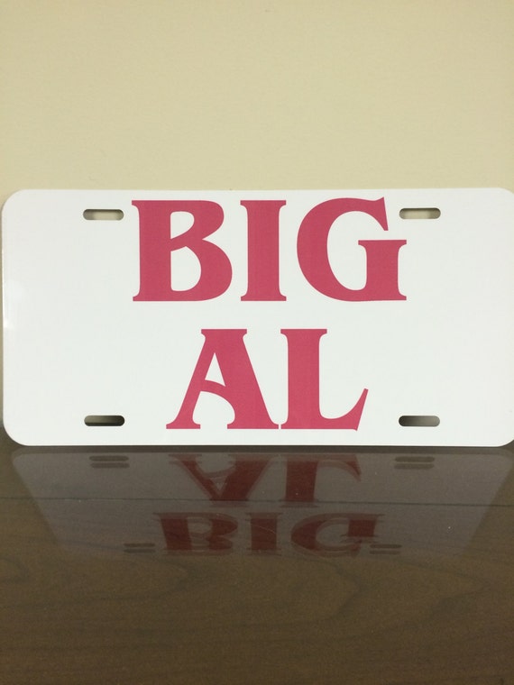 custom printed license plate