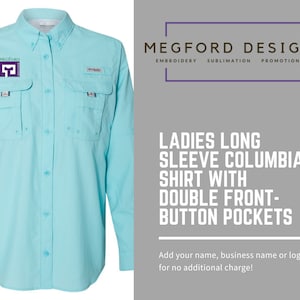 Women&#39;s Personalized Columbia Long-Sleeve Fishing Shirt