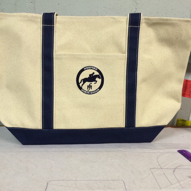 Embroidery Faux Leather Tote Bag