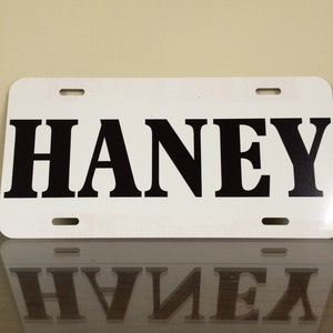 custom printed license plate