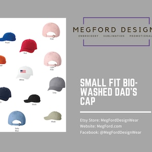 Small Fit Bio-Washed Dad&#39;s Cap