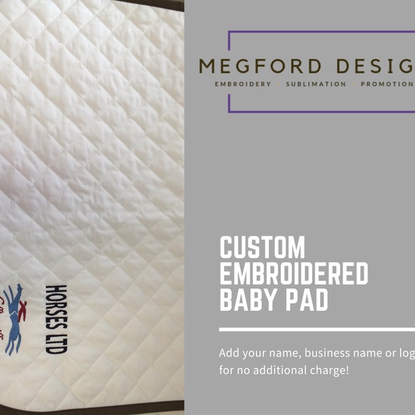 Custom Embroidered Baby Pad