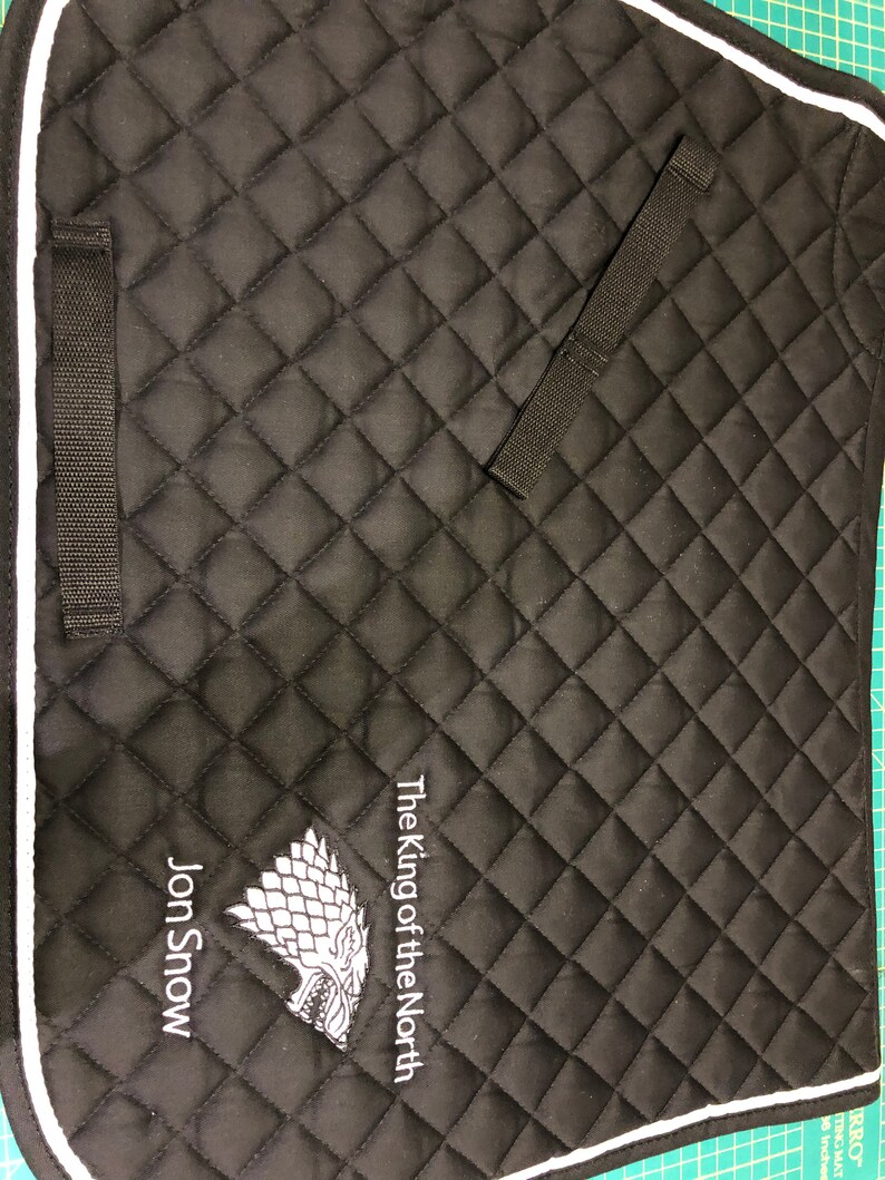 Custom Embroidered All Purpose Saddle Pad Etsy
