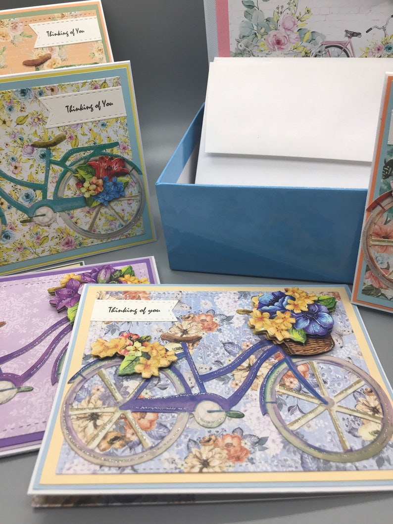 Thinking of You Boxed Set of 6 Greeting Cards  Etsy