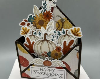 Thanksgiving Card, Thanksgiving PopUp Card