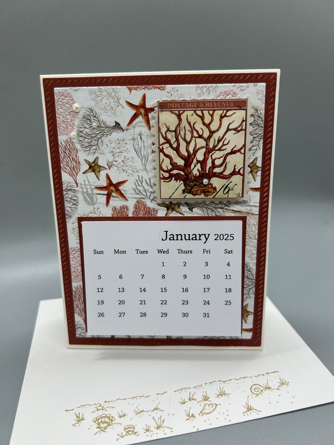 2025 Desk Calendar, 2025 Under the Sea Desk Calendar - Etsy