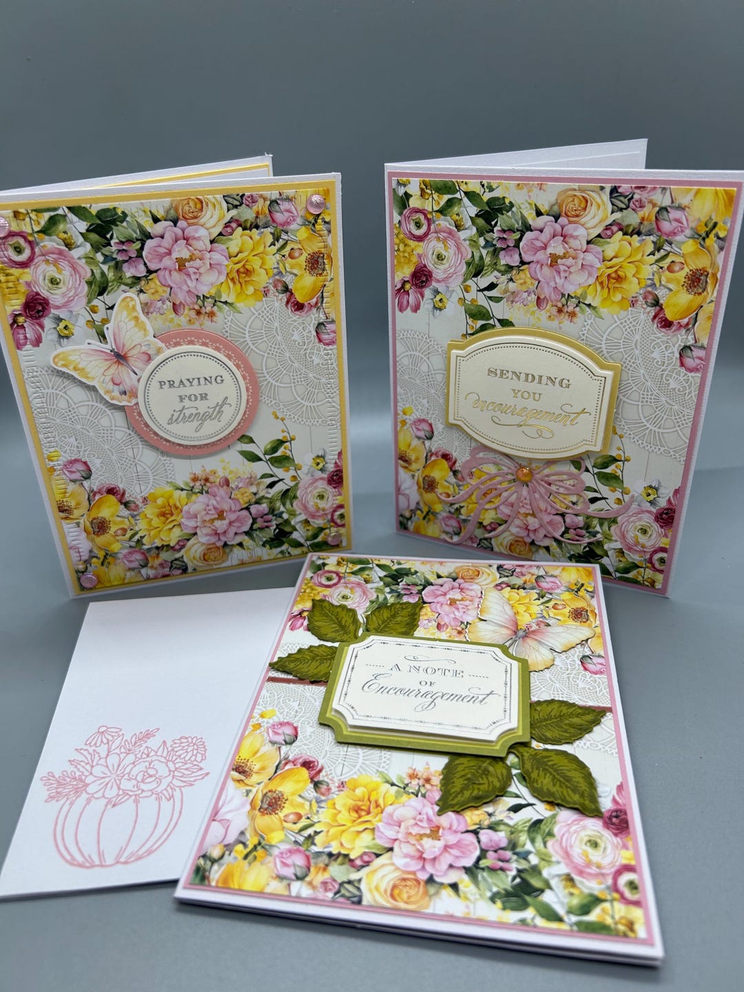 Sympathy Cards, Set of 3 Sympathy Cards - Etsy