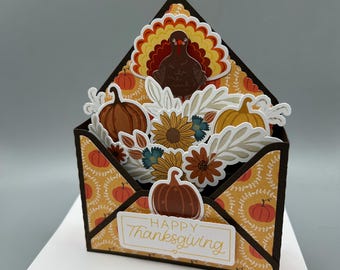 Thanksgiving Card, Thanksgiving PopUp Card