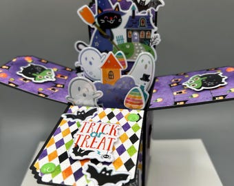 Halloween Card, Ghostly  Halloween PopUp Card