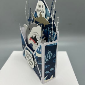 3D Birthday Card "shark – Shark Attack" - Large Pop-up Card As Greeting Card, Gift Idea, Funny Invitation Card For Fishing For Anglers - Ireland