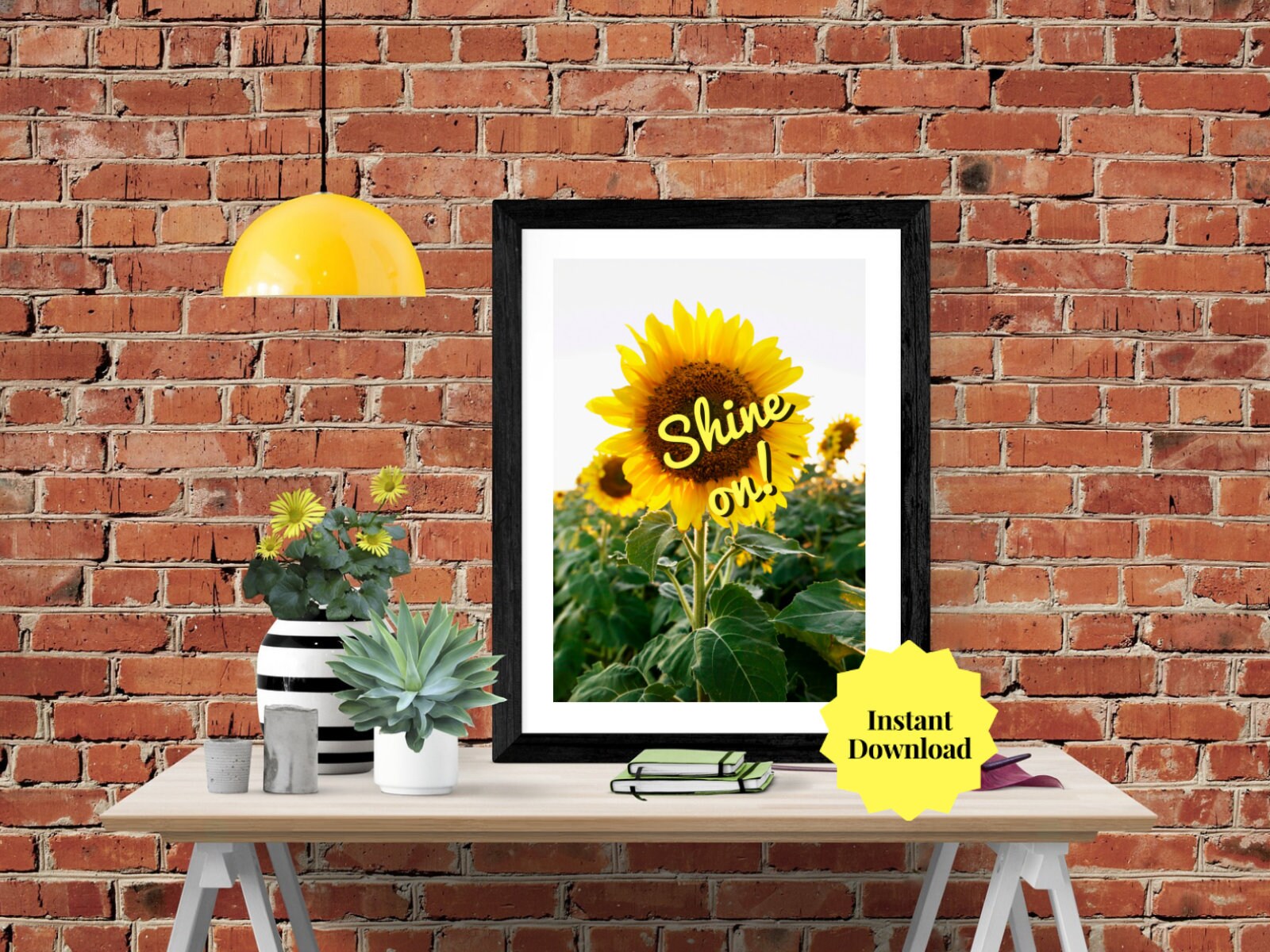Sunflower Decor Printable Wall Art Digital Botanical Print Gift For Mom Bedroom Decor Sun Room Print Sunflower Summer Decoration