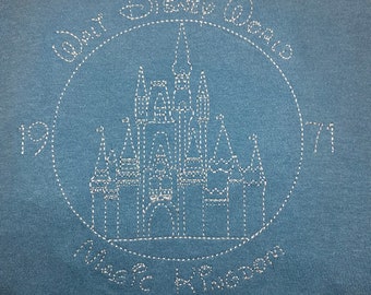 Embroidered Magic Kingdom T-Shirt – Custom Comfort Colors Tee