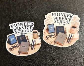 JW Pioneer Service School 2026 Stickers Gift