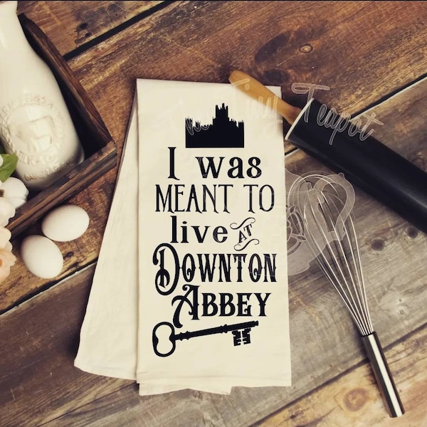 Downton Abbey, Tea Towels, What is a weekend? Ring Carson for Tea, period drama, Downton Abbey gift idea, Downton kitchen towel