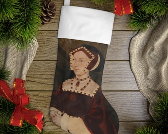 Jane Seymour Holiday Stocking, Tudor Christmas decorations