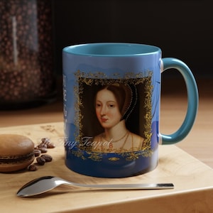 Anne Boleyn Coffee Mug (11, 15oz), Tudor history, Tudor Wife, English Queen mug, Henry VIII, Six musical, History professor