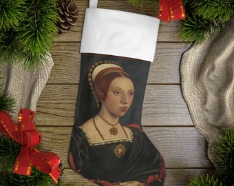 Katherine Howard Holiday Stocking, Tudor-kerstdecor, Henry VIII