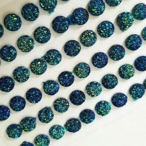 CraftbuddyUS CB042RB Light/Royal Blue 60pcs Self Adhesive Diamante Rhinestone Bubble Gems