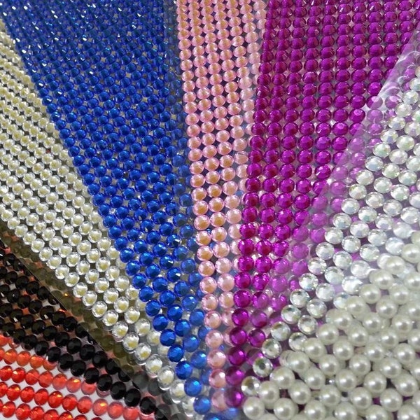 Pierres de strass auto-adhésives 5 mm avec strass et strass CraftbuddyUS