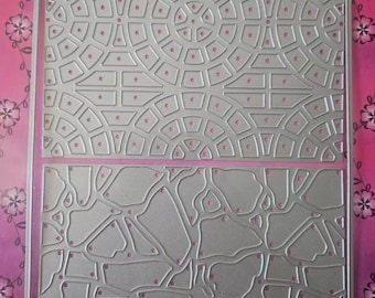 CraftbuddyUS Marvellous Industrial Duo Background Die Set - (CBD26)